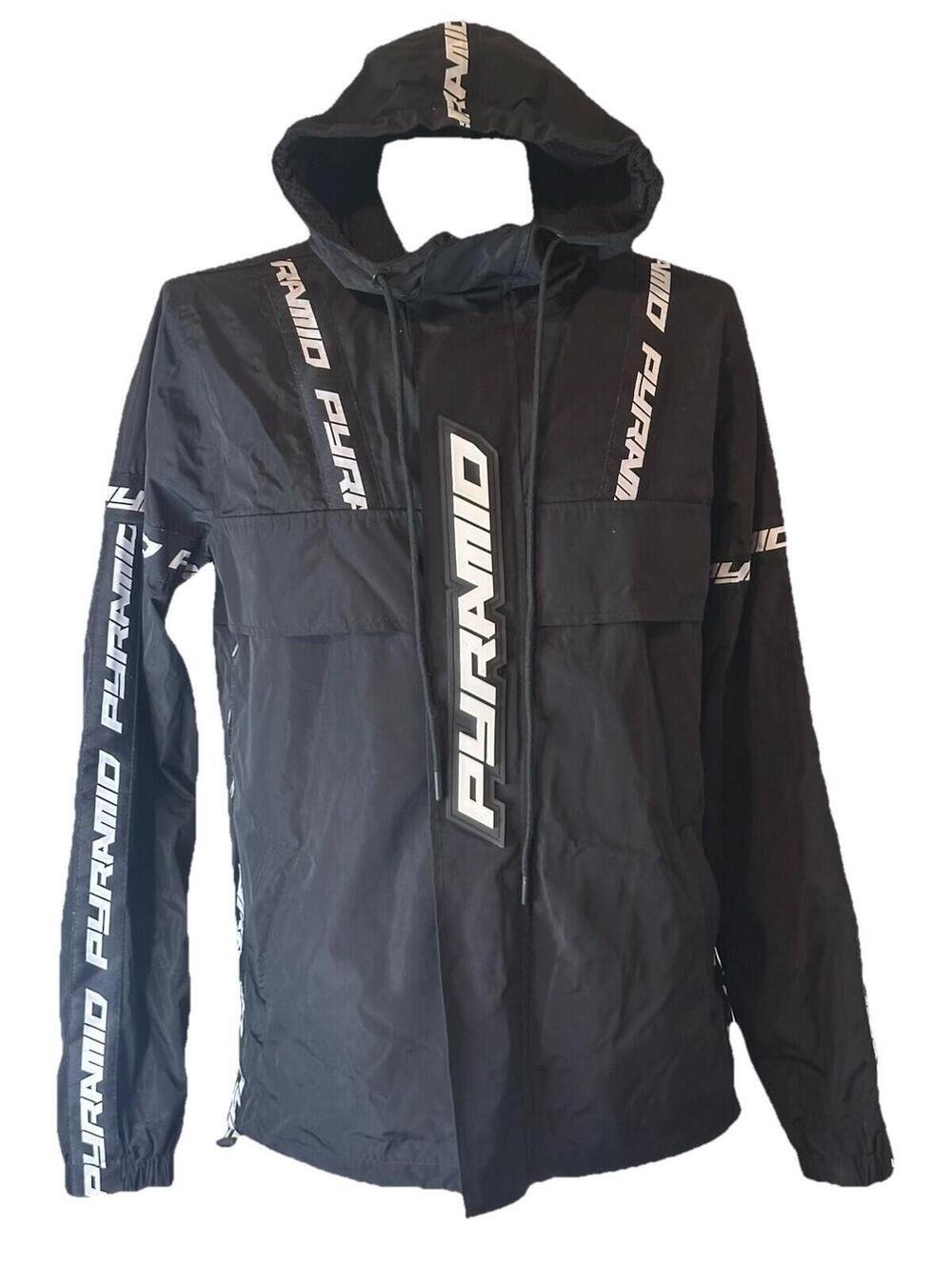 Gently Used - Black Pyramid Light Weight Hooded Full Zip Jacket Men’s Medium